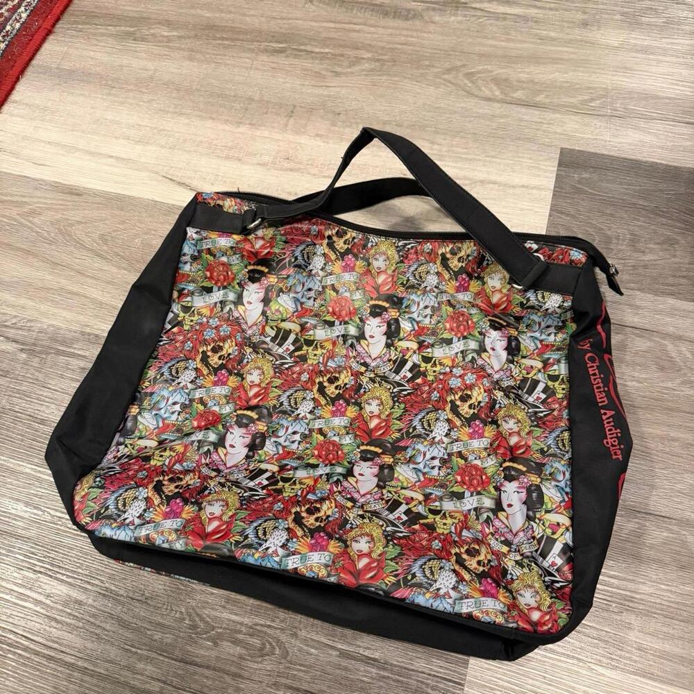 Ed hardy geisha tote bag OS